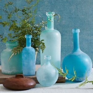 West Elm Waterscape Small Glass Vase